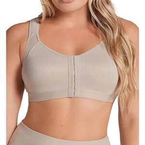 Leonisa Posture Corrector Back Support Wireless Bra Sport Beige 36B